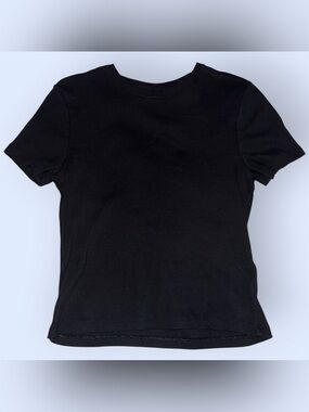 H&M Black Short Sleeve Crewneck Tee